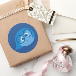 Sadness 2 Classic Round Sticker