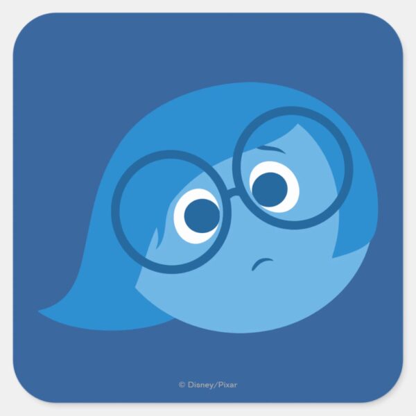 Sadness_2_square_sticker_1 Sadness 2 Square Sticker