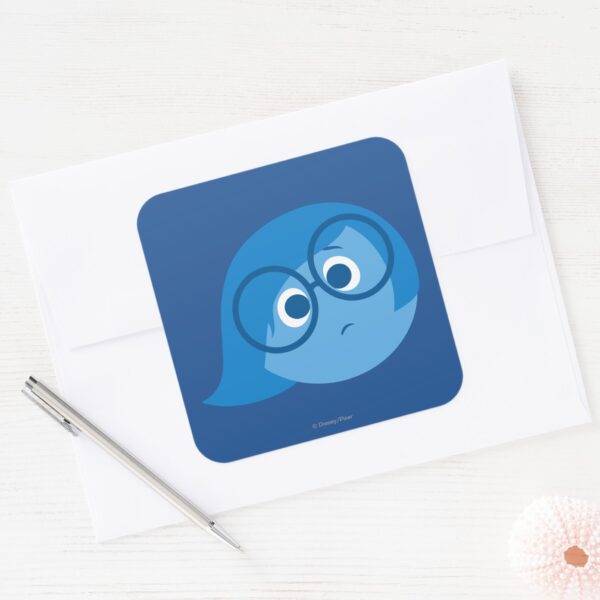 Sadness_2_square_sticker_3 Sadness 2 Square Sticker
