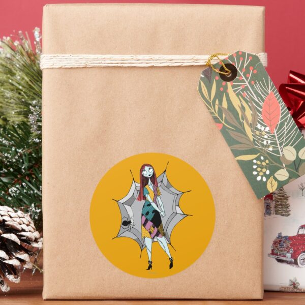 Sally_in_Spider_Web_Classic_Round_Sticker_5 Sally In Spider Web Classic Round Sticker