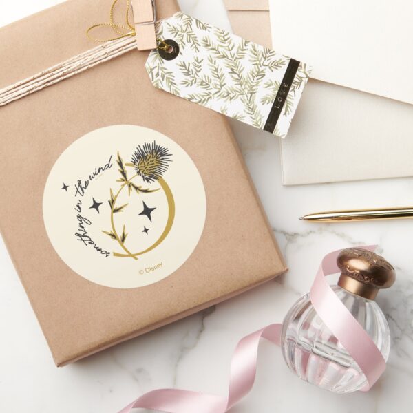 Sally's_Thistle_-_Something_In_The_Wind_Classic_Round_Sticker_5 Sallys Thistle Something In The Wind Classic Round Sticker