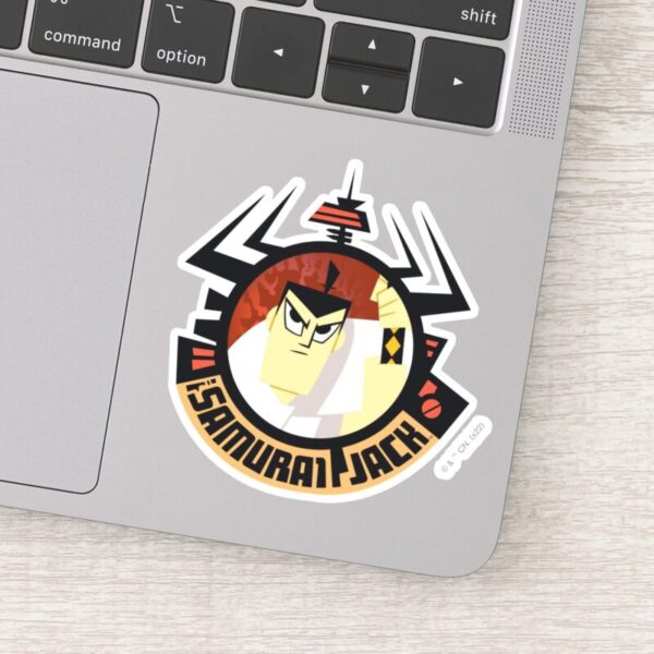 Samurai_Jack_In_Aku_Futuristic_Frame_Sticker_14 Samurai Jack In Aku Futuristic Frame Sticker