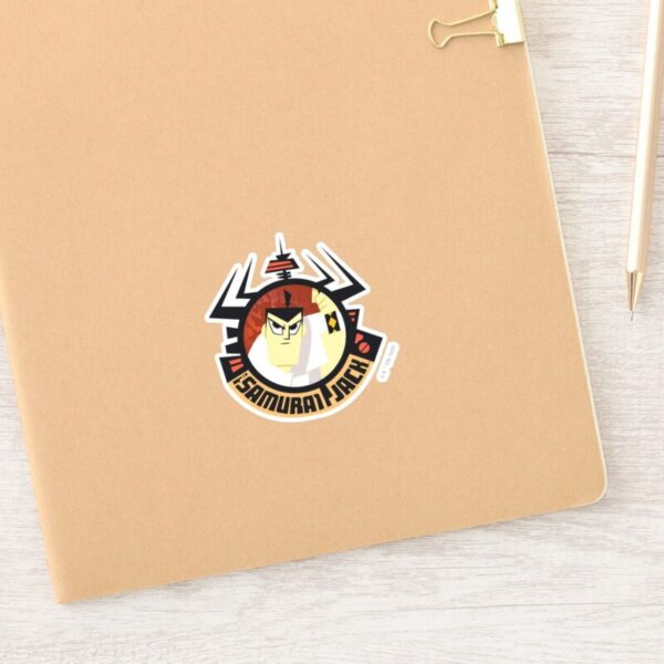 Samurai_Jack_In_Aku_Futuristic_Frame_Sticker_15 Samurai Jack In Aku Futuristic Frame Sticker