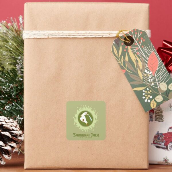 Samurai_Jack_Leaping_Graphic_Square_Sticker_6 Samurai Jack Leaping Graphic Square Sticker