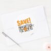 Save!_Classic_Round_Sticker_3 Save Classic Round Sticker