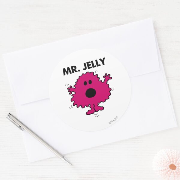 Scared_&_Nervous_Mr._Jelly_Classic_Round_Sticker_3 Scared Nervous Mr. Jelly Classic Round Sticker