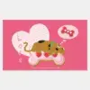 Scooby Doo Heart Decorated Scooby Snacks Rectangular Sticker