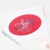 Scooby Doo Its Ruf Without You Oval Sticker