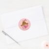 Scooby Doo Ruv You Classic Round Sticker