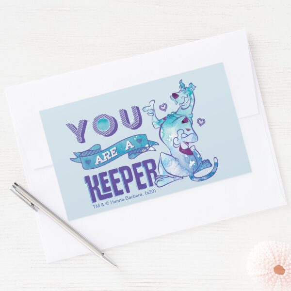Scooby-Doo_-_You_Are_A_Keeper_Rectangular_Sticker_3 Scooby Doo You Are A Keeper Rectangular Sticker