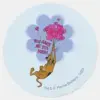 Scooby Doo You Make Me Fly High Classic Round Sticker