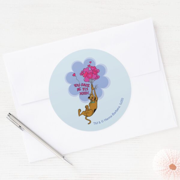 Scooby-Doo_-_You_Make_Me_Fly_High_Classic_Round_Sticker_3 Scooby Doo You Make Me Fly High Classic Round Sticker
