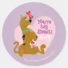 Scooby Doo Youre My Sweet Classic Round Sticker