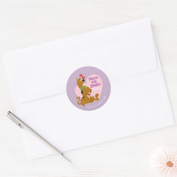 Scooby-Doo_-_You're_My_Sweet_Classic_Round_Sticker_3 Scooby Doo Youre My Sweet Classic Round Sticker