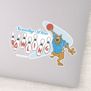 Scooby Doo Bowling Sticker