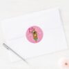 Scooby Doo Butterfly Kisses Classic Round Sticker
