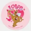 Scooby Doo Cupid Love Classic Round Sticker