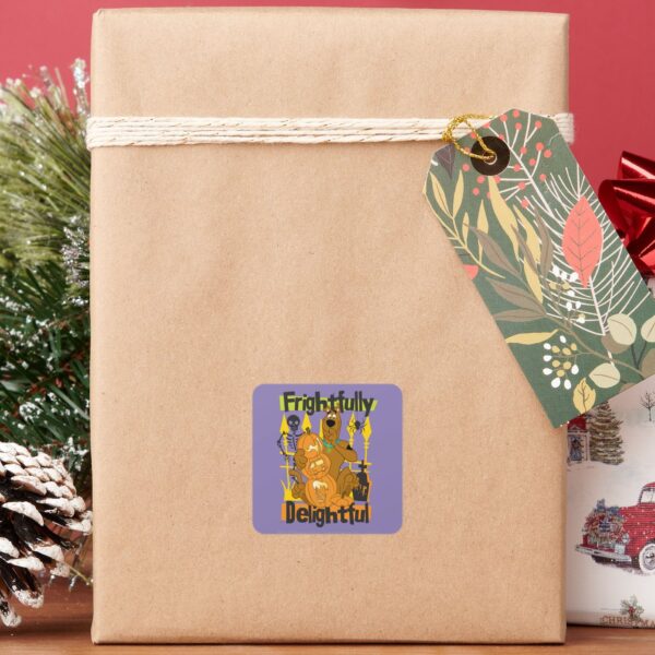 Scooby-Doo_Frightfully_Delightful_Square_Sticker_6 Scooby Doo Frightfully Delightful Square Sticker