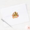 Scooby Doo In Flowers Classic Round Sticker