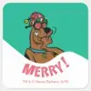 Scooby Doo Merry Laughter Square Sticker