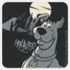 Scooby Doo Noir Haunted Mansion Graphic Square Sticker
