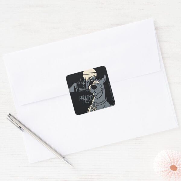 Scooby-Doo_Noir_Haunted_Mansion_Graphic_Square_Sticker_3 Scooby Doo Noir Haunted Mansion Graphic Square Sticker