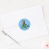 Scooby Doo Paw Print Character Badge Classic Round Sticker