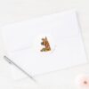 Scooby Doo Paws Up Classic Round Sticker