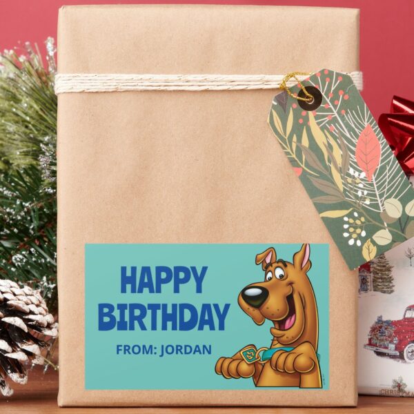 Scooby-Doo_Paws_Up___Happy_Birthday_Rectangular_Sticker_6 Scooby Doo Paws Up Happy Birthday Rectangular Sticker