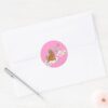 Scooby Doo Rainbow Butterfly Classic Round Sticker