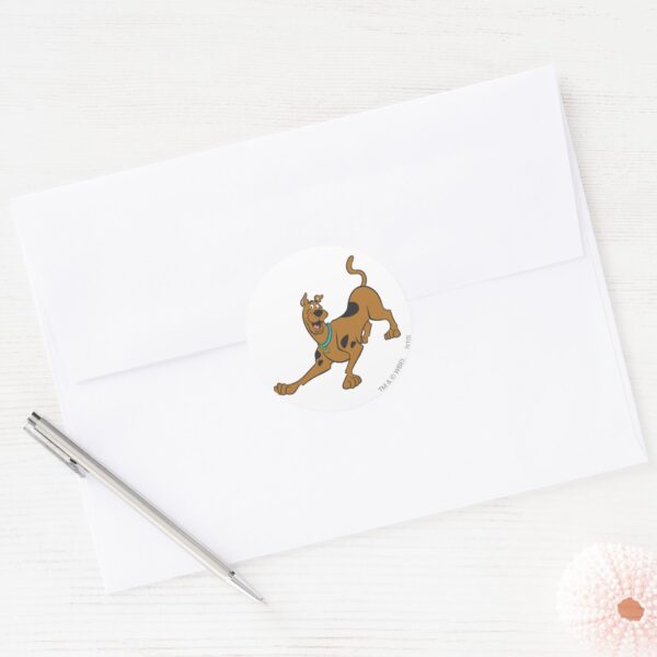 Scooby-Doo_Ready_To_Play_Classic_Round_Sticker_3 Scooby Doo Ready To Play Classic Round Sticker
