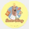 Scooby-Doo_Snac-King_Classic_Round_Sticker_1 Scooby Doo Snac King Classic Round Sticker