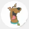 Scooby-Doo_Tongue_Out_Classic_Round_Sticker_1 Scooby Doo Tongue Out Classic Round Sticker