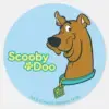 Scooby Doo Winking Classic Round Sticker
