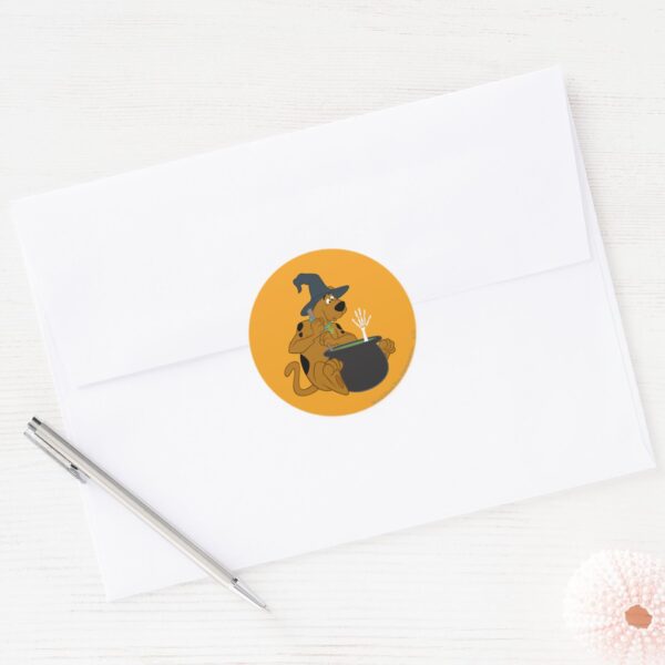Scooby-Doo_Witch's_Cauldron_Classic_Round_Sticker_3 Scooby Doo Witchs Cauldron Classic Round Sticker
