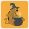 Scooby Doo Witchs Cauldron Square Sticker