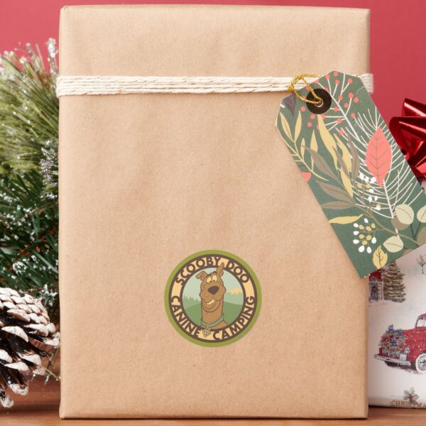 Scooby-Doo__Canine_Camping__Classic_Round_Sticker_6 Scooby Doo Canine Camping Classic Round Sticker