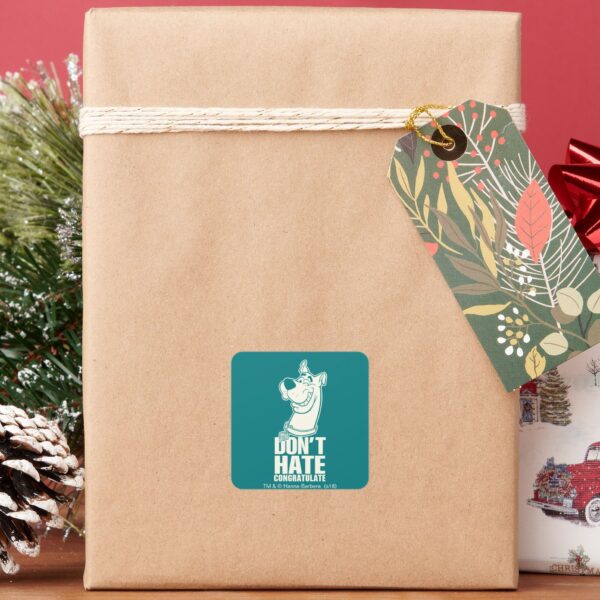 Scooby-Doo__Don't_Hate,_Congratulate__Graphic_Square_Sticker_6 Scooby Doo Dont Hate Congratulate Graphic Square Sticker