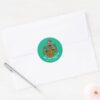 Scooby Doo Get Your Jingle On Classic Round Sticker