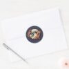 Scooby Doo Haunted Tails Classic Round Sticker