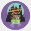 Scooby Doo Mysteries Of The Haunted House Classic Round Sticker