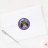 Scooby Doo Mysteries Of The Haunted House Classic Round Sticker