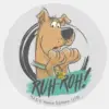 Scooby Doo Ruh Roh Marker Sketch Classic Round Sticker
