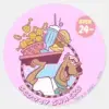 Scooby Doo Scooby Snacks Classic Round Sticker