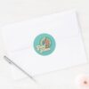 Scooby Doo Shaggy Good Times At Crystal Cove HS Classic Round Sticker