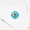 Scooby Doo Sweet Tooth Classic Round Sticker
