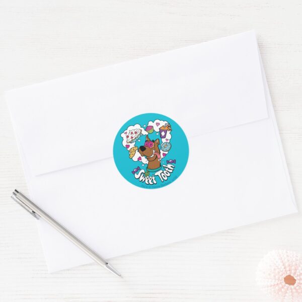 Scooby-Doo__Sweet_Tooth__Classic_Round_Sticker_3 Scooby Doo Sweet Tooth Classic Round Sticker