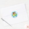Scooby Doo The Gang Mystery Machine Airbrush Classic Round Sticker