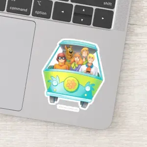 Scooby Doo The Gang Mystery Machine Airbrush Sticker