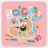 Scooby Doo Baby Scooby Doo So Cute Square Sticker